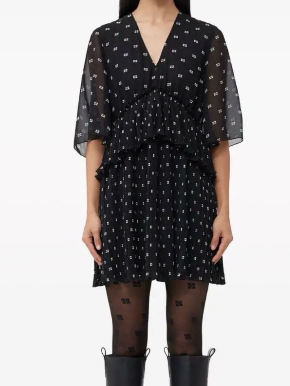 Ganni Black Dress